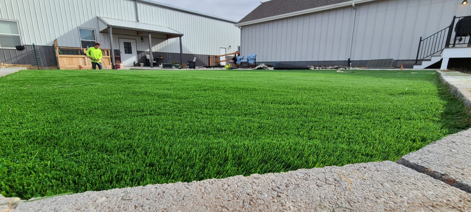 Residential Artificial Turf Installation